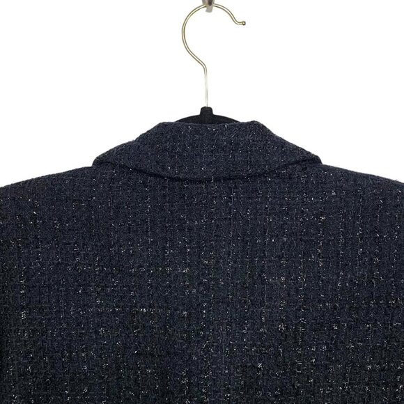 I HEART RONSON Metallic Tweed Biker Jacket - Picture 3 of 7